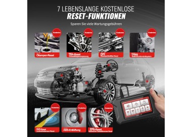 Mucar CS6 Car Scanner Diagnostic Tool with 6 System Scan + 7 Reset ...