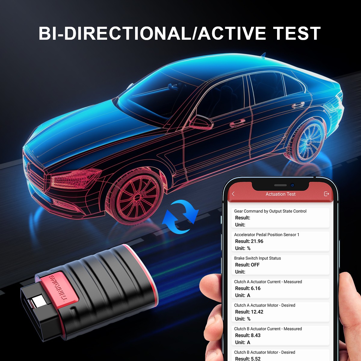 THINKDIAG OBD2 Scanner Bluetooth OE Level Diagnostic Tools Version ...